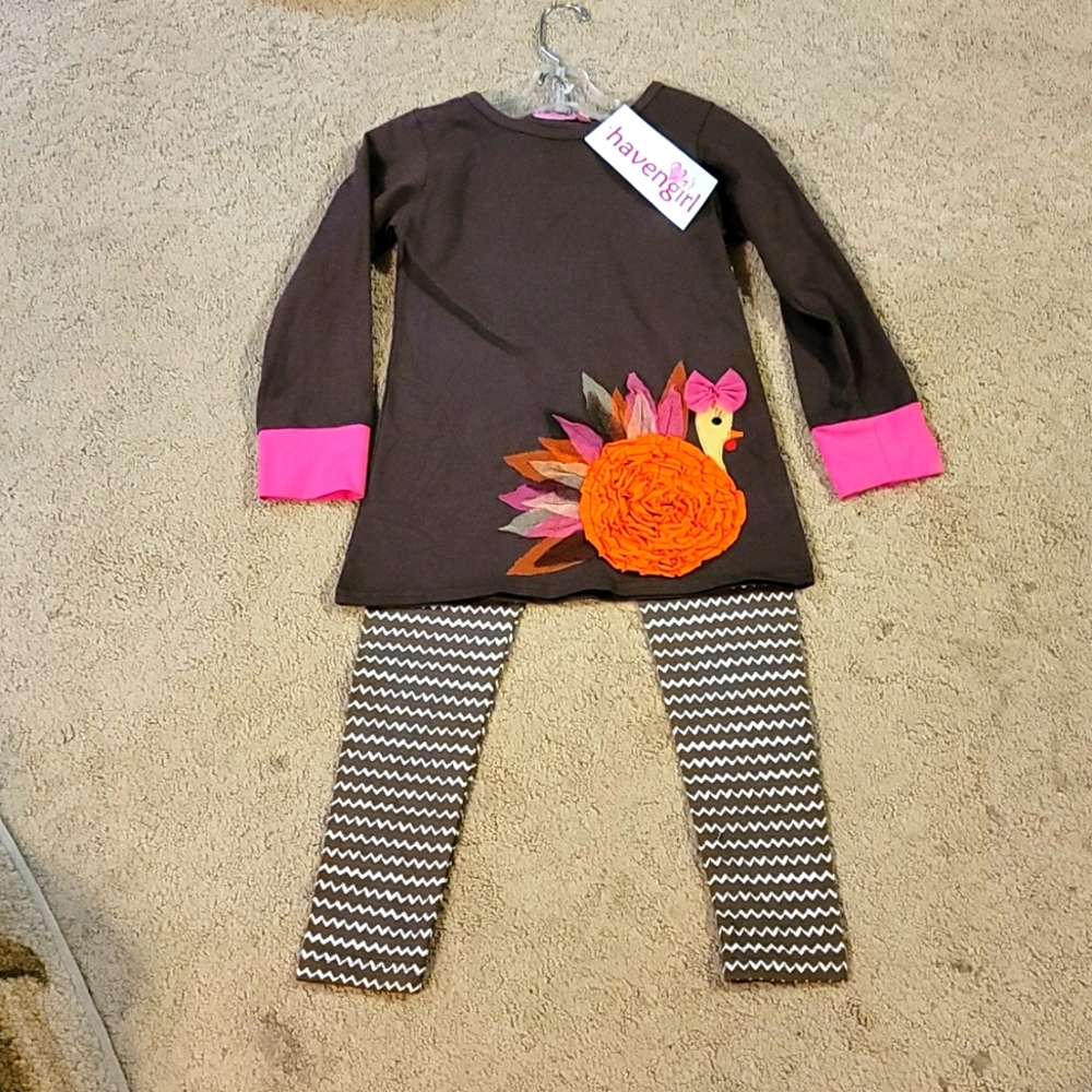 GIRLS Size 6x Thanksgiving outfit.